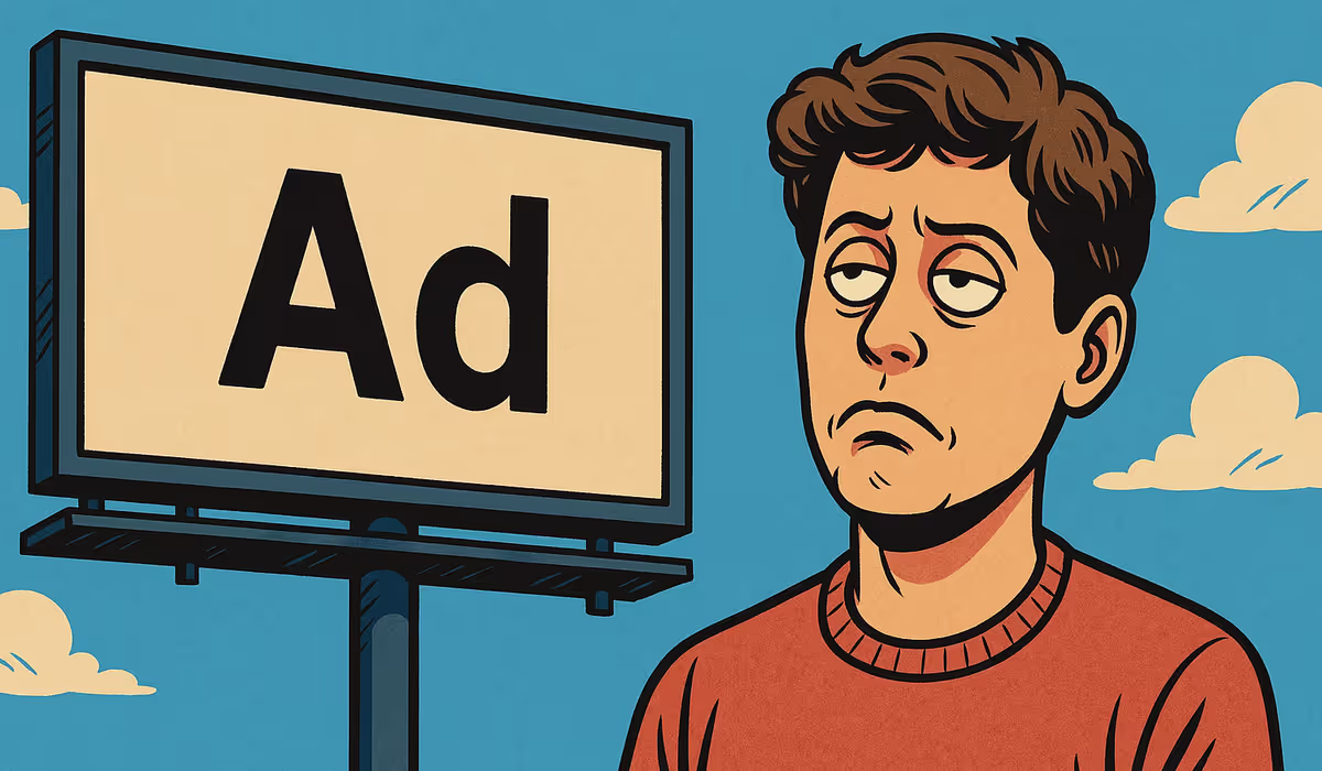 Sam Altmans Abneigung gegen Werbung ist ein Fehler